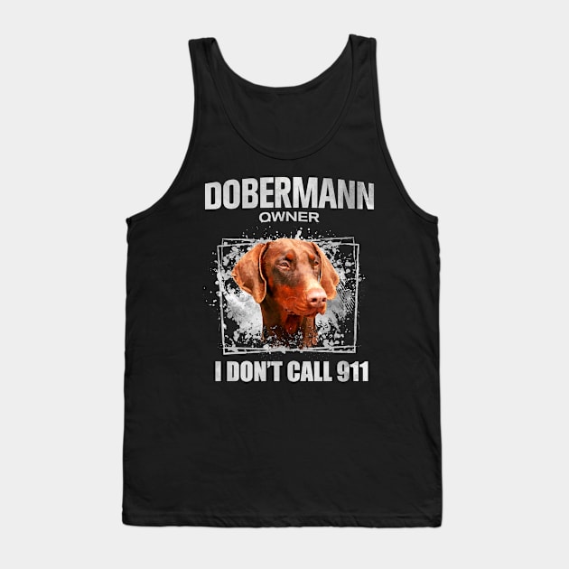 Doberman Pinscher - Dobermann Tank Top by Nartissima